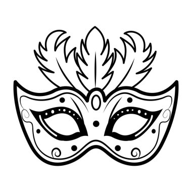 Maskeli balonun yarım yamalak bir simgesi