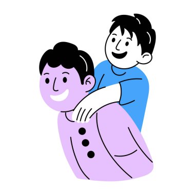 Arkadaşlık bağlarını resmeden bir el çizimi