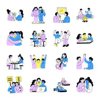 El Çizimi Dostlar Günü Çizimleri 