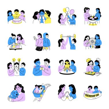 El Çizimi Dostluk Çizimleri Paketi 