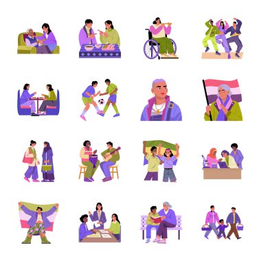 Kültürel Çeşitlilik Koleksiyonu Düz Biçim Resimleri 