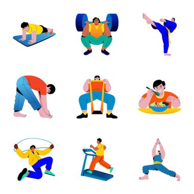 Antrenman ve Spor Salonu Çizimleri 