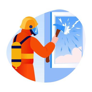 Pencere kurtarmanın düz bir çizimi