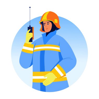 Radyo iletişiminin düz bir çizimi