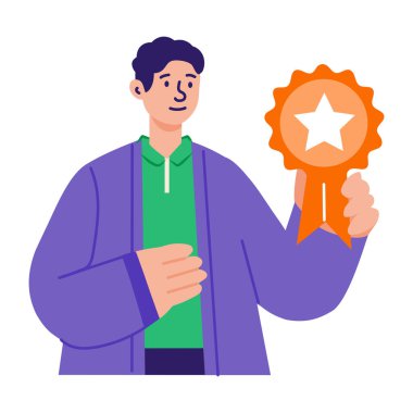 Beceriklinin düz bir resmi