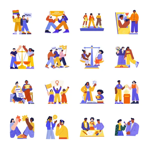 Feminizm Hakları Düz Biçim Resimleri 