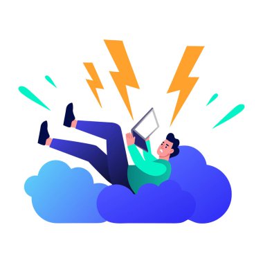 Veri kaybını gösteren düz bir resim