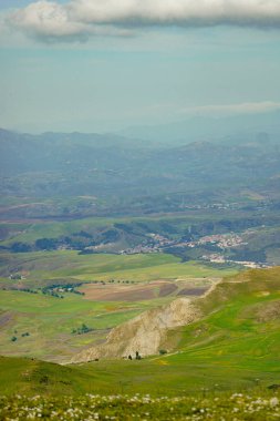 manzara gökyüzü, bulut ve tepe