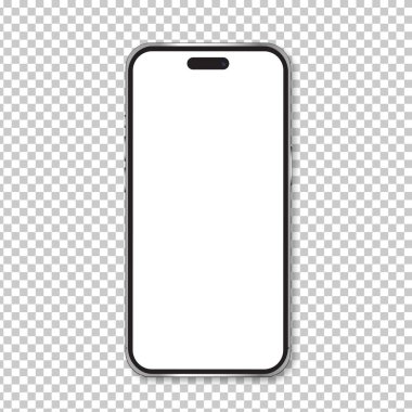 png arkaplanında izole edilmiş akıllı telefon düzenleme vektörü ve nesne.
