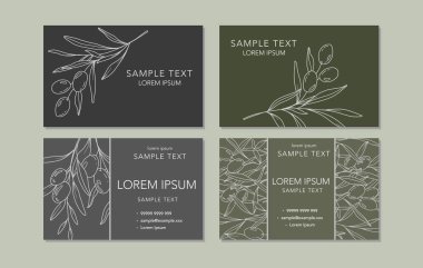 Çiçek Kartı Şablonu. Davetiye ve Duyuru Tasarımı. Zarif Botanik Kart Tasarımı. Çiçek Çizgisi Sanat Çizimi. Zarif bir kartvizit düzeni. İş için vektör şablonu. Çiçek Arkaplanı