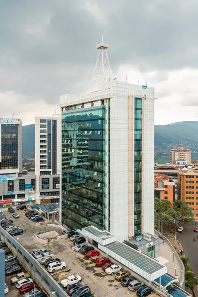 Kigali Rwanda Srpna 2022 Grand Pension Plaza Další Budovy Centru — Stock fotografie