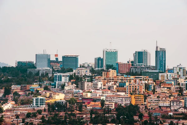 Kigali Ruanda Agosto 2022 Una Vista Del Horizonte Kigali Tomada — Foto de Stock