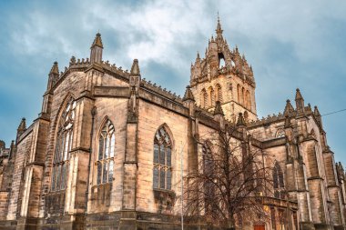 İskoçya 'nın Edinburgh Eski Kasabası' ndaki St. Giles Katedrali (İskoçya 'nın Yüksek Kirk' ü)