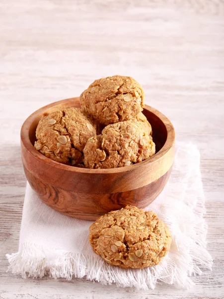 Homemade Healthy Oat Coconut Cookies — Fotografia de Stock