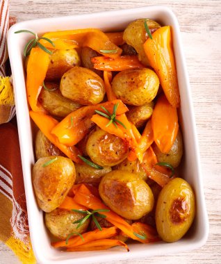 Biberli patates kızartması.