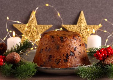 Geleneksel Noel pudingi