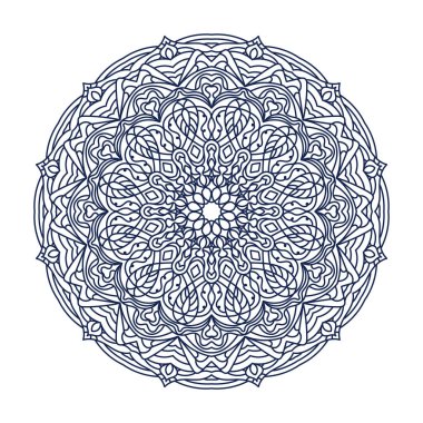 Decorative mandala design for adult coloring books, decorations, backgrounds, banners etc.