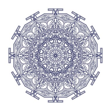 Beautiful mandala design for adult coloring books, decorations, backgrounds, banners etc.