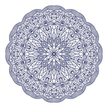 Complex mandala design for adult coloring books, decorations, backgrounds, banners etc.