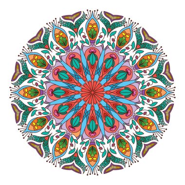 Lovely colorful mandala pattern design