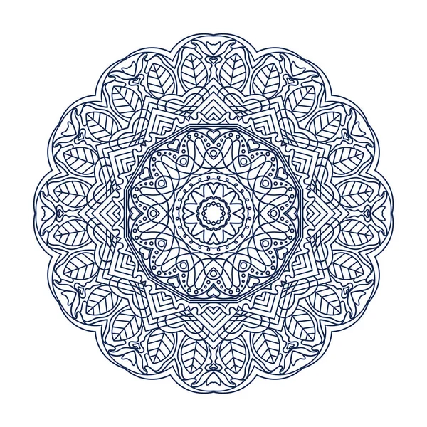 Intricate mandala design for adult coloring books, decorations, backgrounds, banners etc.