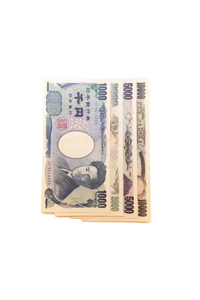 Facturas Mil Dos Mil Cinco Mil Diez Mil Yenes Juntos — Foto de Stock