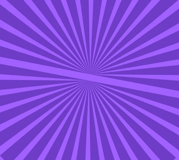 stock vector Violet Background of diverging rays in the style of popart for print and design. Vector clipart.