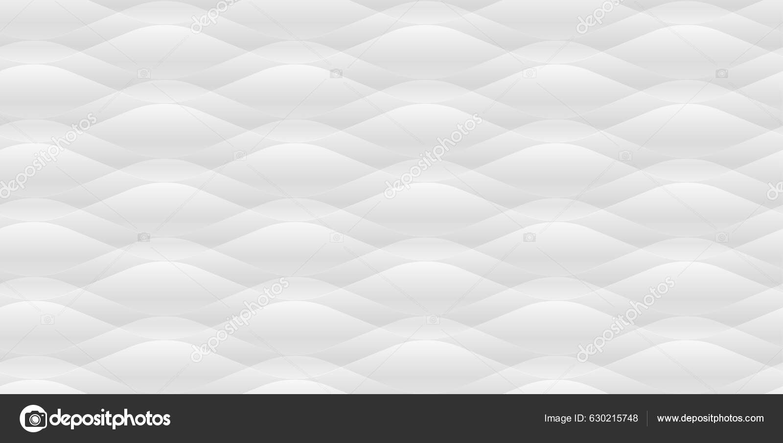 White Volumetric Pattern Smooth Waves Vector Illustration Stock Vector ...