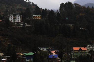 lachung, a beautiful mountain village in sikkim located at himalayan foothills and a popular tourist destination. lachung is a gateway of north sikkim, yumthang valley and zero point