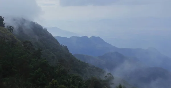 stock image scenic landscape, beautiful view of palani hills (part of western ghats mountains) at kodaikanal hill station in tamilnadu, south india