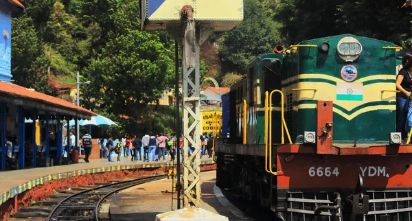 stock image unesco world heritage nilgiri mountain railway, coonoor railway station near ooty hill station in tamilnadu, south india