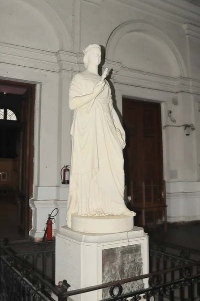 Kolkata Bengale Occidental Inde Août 2023 Belle Statue Marbre Reine — Photo