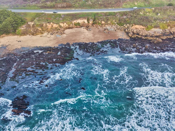 Bean Hollow State Beach Kalifornien Drohnenfotos Bild — Stockfoto