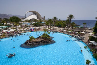 Cesar Manrique yüzme havuzları Santa Cruz de Tenerife, İspanya, 06-04-2024