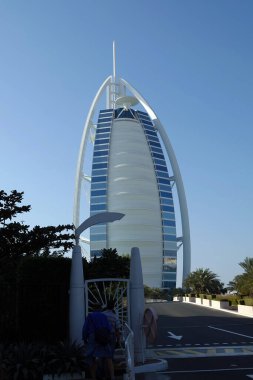 Dubai, BAE 20 Şubat 2020: Dünyanın en lüks oteli. Yelken