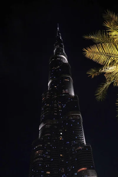 Dubai Egyesült Arab Emírségek 2020 Február Világ Legmagasabb Épülete Burj — Stock Fotó