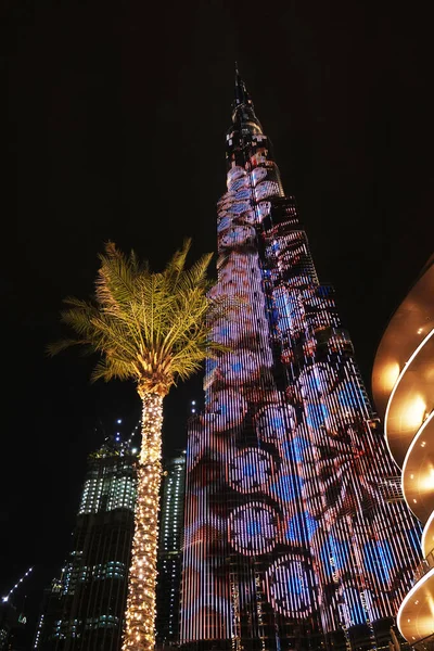 Dubai Oae Лютого 2020 Найвища Будівля Світі Burj Khalifa — стокове фото
