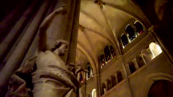 圣母院圣母院 高质量的4K镜头 — 图库视频影像