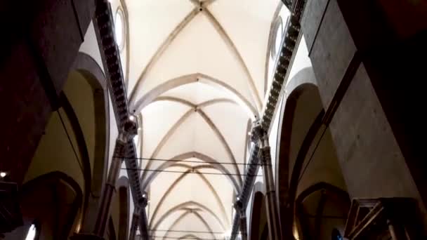 Kijken Naar Cealing Catedral Santa Maria Del Fiore Hoge Kwaliteit — Stockvideo