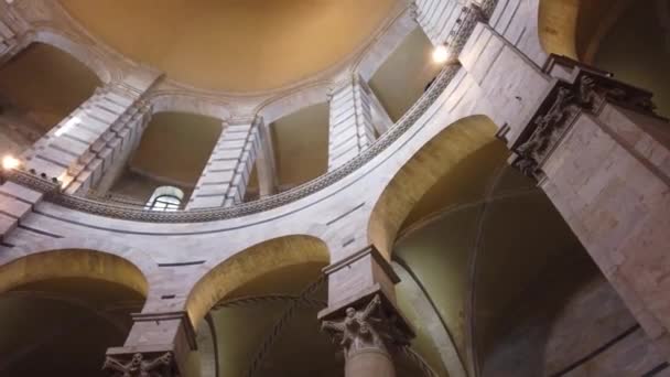 Βάπτισμα Του San Giovanni Μνημεία Στην Piazza Dei Miracoli — Αρχείο Βίντεο