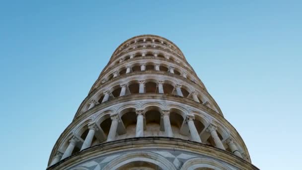 Pisa Italia Torre Pendente Pisa Italia Turisti Che Passano Filmati — Video Stock