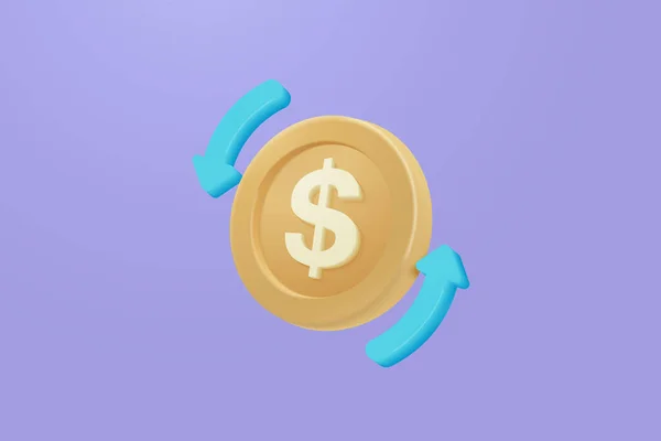 Money Coin Transfer Concept Finance Investment Online Payment Concept Bundles — Image vectorielle