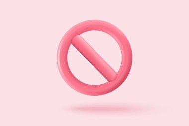 Uyarı simgesi için 3D trafik çevirmesi. Yanlış, doğru, giriş yok, problem yok, uygulama başarısız. Gölge 3 boyutlu resimleme ile acil simge vektörü