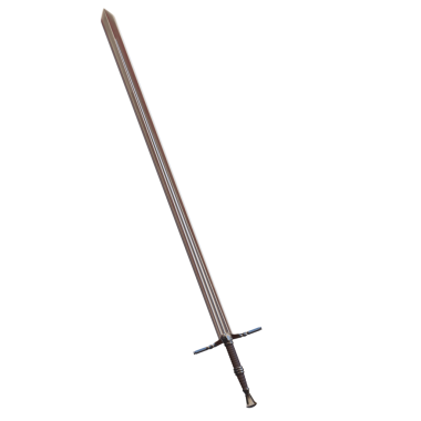 3D ortaçağ kılıcını şeffaf arkaplan ile oluştur