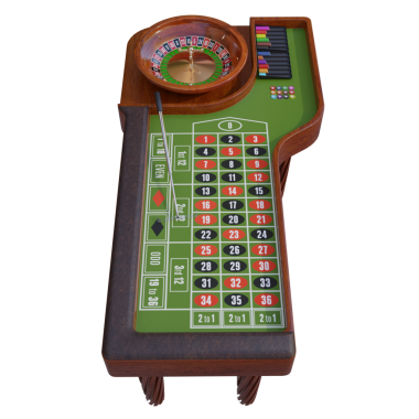 Geçmişi şeffaf 3D rulet masası