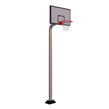 3D render basketbol potası şeffaf arkaplan