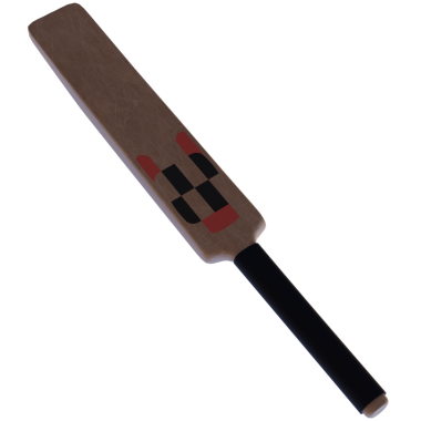 Şeffaf arkaplan ile 3D kriket sopası oluştur