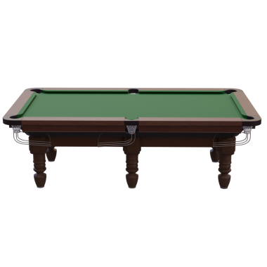 Şeffaf arkaplanı olan geleneksel bilardo masasını 3d biçimlendir