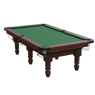 Şeffaf arkaplanı olan geleneksel bilardo masasını 3d biçimlendir