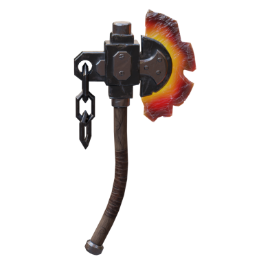 Arkaplan şeffaf 3d oyun baltası